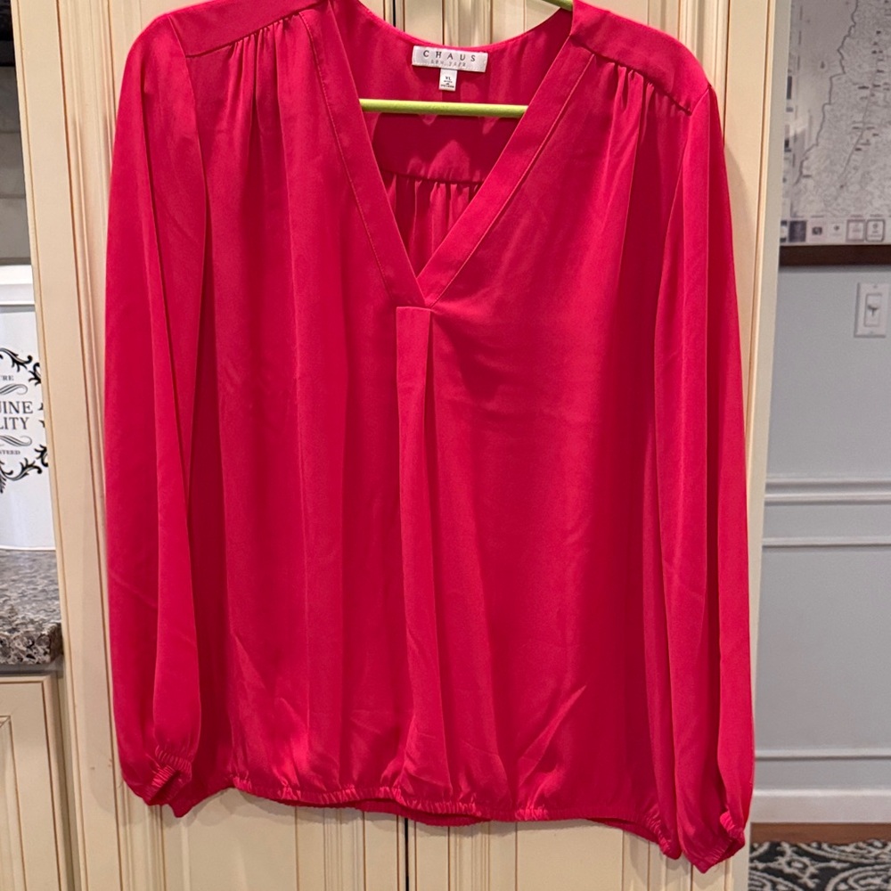 Chaus Bew YorkWomen's Vibrant PinkBlouse